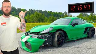 Rebuilding A Porsche Cayman GT4 In 24 HOURS!
