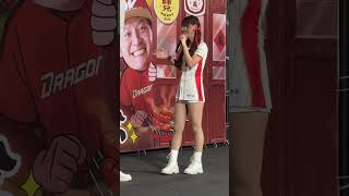 ❤️賽後的小舞台上的小映與沛沛❤️   #cheerleader #美女 #小龍女 #味全龍 #baseball #可愛い
