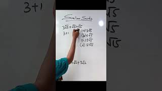 Addition of similar surds. #maths  #surds #mathshorts #shorts
