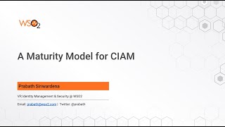 A Maturity Model for Customer Identity and Access Management (CIAM)