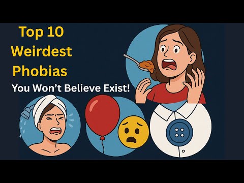 Top 10 Weirdest Phobias You Won’t Believe Exist! #weirdphobias, #top10, #funfacts