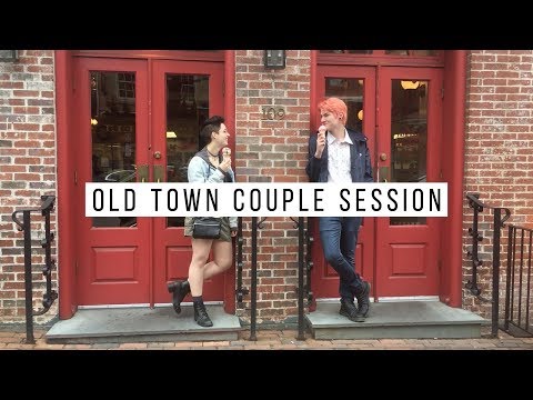 Old Town Couple Session | Behind the Scenes | Danica and Victoria