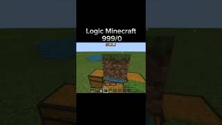 Logic Minecraft 999/0 #lol #logic #minecraft #sports #gaming #viralvideo #edit #cr7