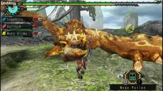Noob Plays - MHP3rd - Golden Rathian feat. lag and failed flashes