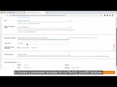 Alibaba Cloud Certification Preparation (RDS Demo: Create RDS Instance)