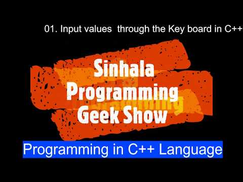 How to Input Values through the keyboard in c++