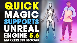 MetaHuman Animated using Markerless MOCAP from Quick Magic AI in Unreal Engine 5.6 | NO MOCAP Suit