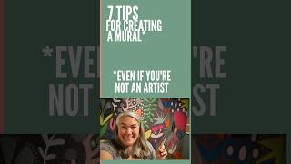 How to paint a mural - 7 Tips for painting a mural -Even if you aren’t an artist #murals #muralart