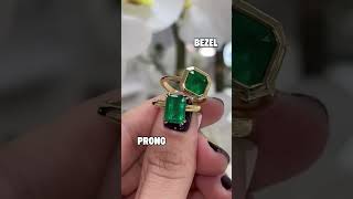 What is considered a good emerald engagement ring? Whats a perfect anniversary ring? Prong OR Bezel