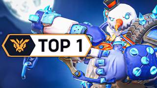 HOW I GOT TOP 1 WITH HOG! | Overwatch 2