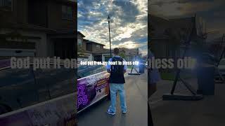 It began 🚏💜 #money #freemoney #freerides #blessings #driven2give #stopping4kindness