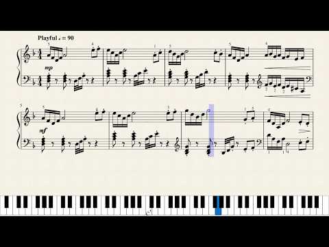 Chloë Hazle - Caprice: Playful, Mischievous Piano Study in a Romantic style. MuseScore: Piano Solo