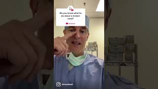 Do you know what to do about a broken nose?