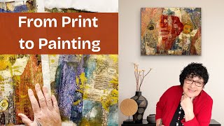 How I Turned a Gel Print Into a Stunning Mixed Media Collage