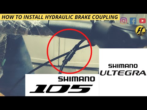 How To Join Shimano Ultegra Hydraulic Disc Brake Hose Coupling Road Bike  Easy Fix Bleed - Sharptune