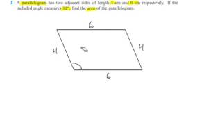 IB SL Math Topic 3 6 1 1 Areas of non right angled Triangles