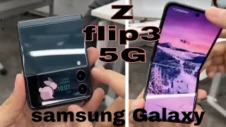 Samsung Galaxy Z Flip3 5G (Phantom) Black, 8GB RAM, 256GB Storage | Samsung flip3