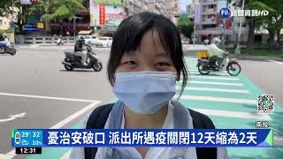 憂治安破口 派出所遇疫關閉12天縮為2天｜華視新聞 20220529