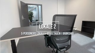 Officehotel Brønshøj - ledigt 5-personers kontorlokale i stuen