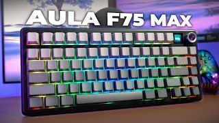 Is this Actually BETTER than F75? AULA F75 MAX Keyboard Full Review!