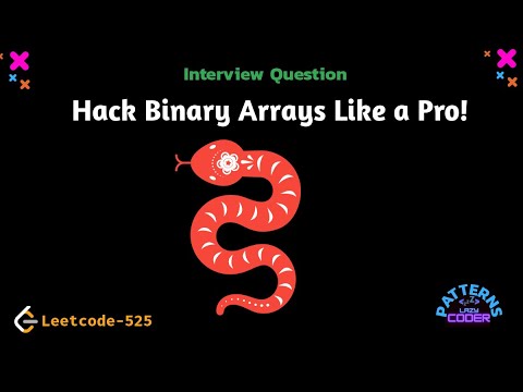 Contiguous Array - Leetcode 525 - In Hindi