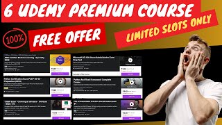 6 Udemy Premium Course Access for FREE - AWS, Azure, CISSP, ITIL, Python | latest udemy free course
