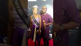 Queen Miracle Chukwuka with comedian Ushbebe