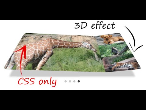 3D Image slider using CSS ONLY