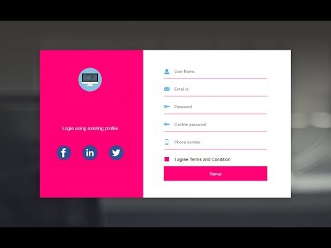 Registration Form | how to create registration form using html and css | (Source Code Free Download)