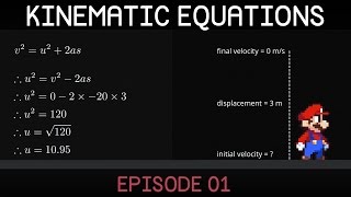 Kinematic Equations (E01: introduction)