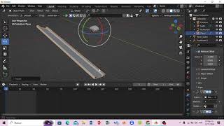 Object Along curve path Animation tutorial in blender 2.93