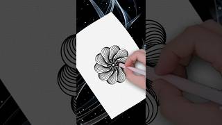 Easy free hand radial circular motion art 🎨 #artflow   #moveobjects #vjloops #codingart #vectoring
