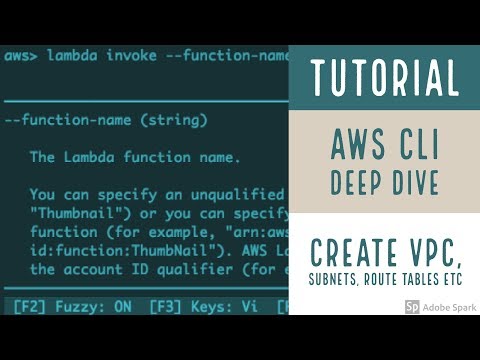 AWS CLI Deep Dive: Create a VPC, Subnets, Route Table, Instance with CLI