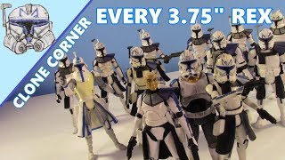 Clone Corner #44- Every 3.75" CAPTAIN REX Figure EVER