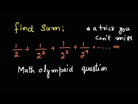 A trick question  sum of series| Math Olympaid Question