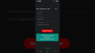 Simple FTP Server #smartphone #tech