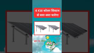 4 KW Solar Systems Cost 2023 #viral #solar #shorts #trending