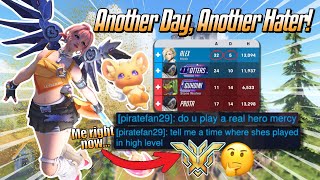 Another Day, Another Hater! 🤔 - Top 500 Mercy Gameplay & Commentary - Overwatch 2 (Season 16)