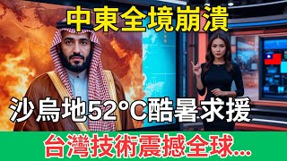 沙烏地52°C酷暑求援！中東全境崩潰，僅一間醫院倖存：僅用15分鐘!『台灣技術』打造凉爽小城市，這是台灣技術的奇蹟...