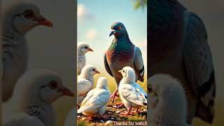 Pigeon’s Lost Chick | Heart Touching Short Story#foryou #ai #moralstory