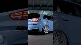 Hyundai I30N on Air🔥 #i30N #Hyundaii30N #Airride #BaggedLife #StanceNation 🎶@mirajsounds