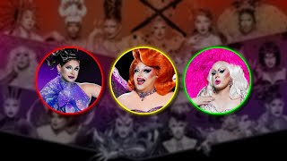 RuPaul's Drag Race All Stars 10 Cast Official Ranking