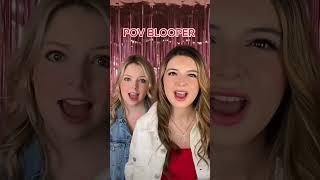 POV BLOOPER😂#acting #funny #friends #cute #fails #shorts