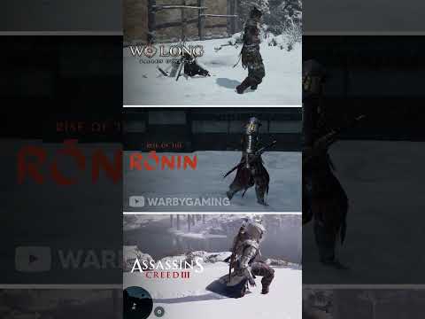 Wo Long vs Rise of the Ronin vs Assassin's Creed 3 | Snow Physics