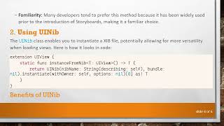 Choosing Between Bundle.main and UINib for Custom View Creation in XIBs