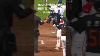 심판과 하이파이브하는 플로리얼(2025.05.30)