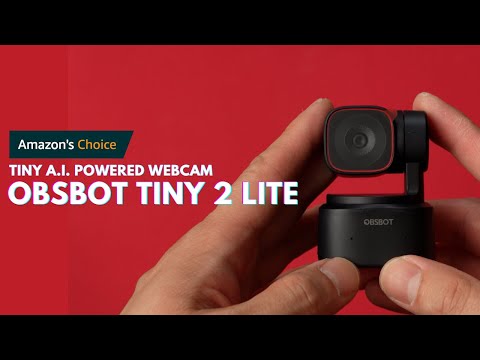 AI Webcam With Serious Features - OBSBOT Tiny 2 Lite.