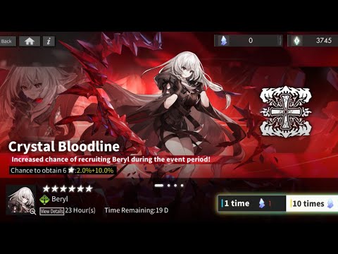 10 times Summon at Crystal Bloodline Recruitment | Alchemy Stars