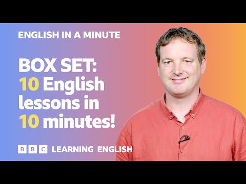 BOX SET: English In A Minute 21 – TEN English lessons in 10 minutes!