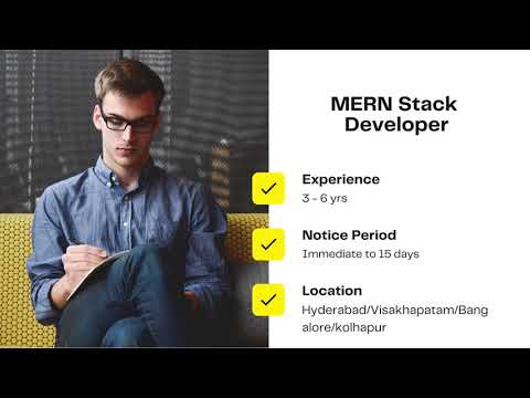 We Are Hiring MERN Stack Developer